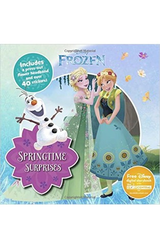 Springtime Surprises: Includes a Press-Out Flower Headband and over 40 Stickers! (Disney Frozen) Paperback 